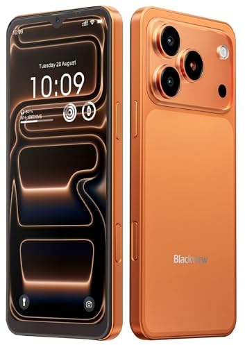 Blackview Wave 7C Telephone Portable Android 16 Smartphones, 16Go+64Go/2To, 32MP+13MP, 5000mAh, 6.56 Smartphon Pas Cher 4G Dual SIM, Téléphone WiFi 5G/GPS/IP54/3 Card Slots/3.5mm/FM/3Ans Garantie