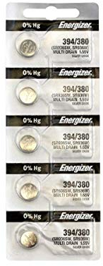 Energizer 394 batteria a bottone per orologi all' ossido di argento SR936SW confezione da 5 batterie