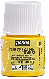 Pebeo Flacon de Peinture sur Porcelaine Porcelaine 150 de 45 ML, Jaune Citrine