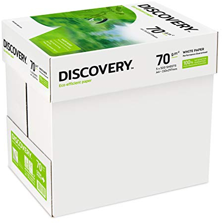 Discovery 70-g/m²-Papier in A4-Format 70 g/m² 5 x Reams (2,500 Sheets) - 1 x Box