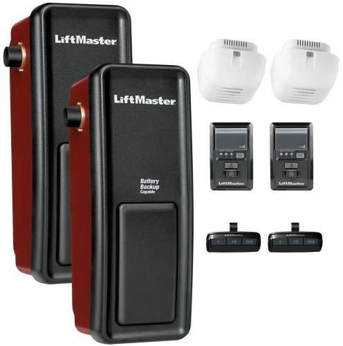 8500 Liftmaster 2-Pack Garage Door Opener Side Mount Security+2.0? & Myq Technology Compatible