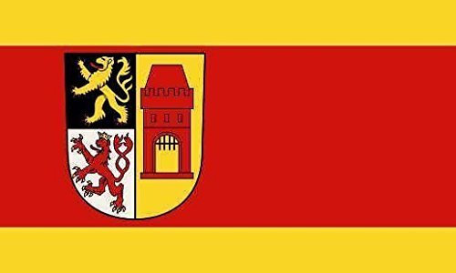 U24 Aufkleber Kerpen Flagge Fahne 8 x 5 cm Autoaufkleber Sticker