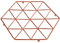 Premier Housewares 507558 Vertex Trivet, Copper , 22 x 22 x 2 cm