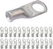 SELTERM 8 AWG (10 mm²) - 5/16 (M8) ⌀ Hole UL Marine Grade Wire Lugs, Battery Cable Ends, Tinned Copper Eyelets, Tubular Ring Terminal Connectors [B6] - 25 Pack