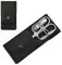 Hans Kniebes Luxury 4-Piece Manicure Set with crystal nail file, in Amalfi Leather Case | made in Germany