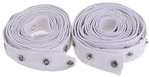 P Prettyia 2 Meter Druckknopfband Body Verschluss Band zum Nähen