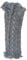 Invero, Merino Armstulpen Missy Uni, 100% Wolle (Grau)