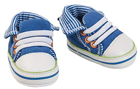 Heless 4471 - Sneaker für Puppen, blau, Größe 30 - 34 cm
