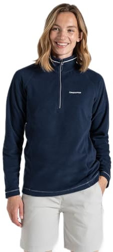Craghoppers Damen Miska Half Sleeve Fleece Pullover, Blue Navy, 38 EU