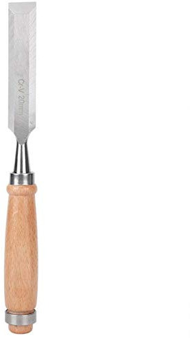 Kantenschärfe Meißel Griffwerkzeug für die Holzbearbeitung 20 mm langlebiger Chrom-Vanadium-legierter Stahl Hervorragende Verarbeitung für die Holzbearbeitung