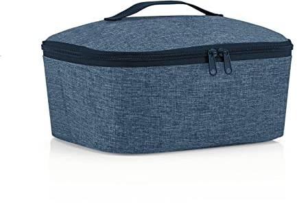 reisenthel coolerbag M Pocket Kühltasche mit Obermaterial aus recycelten PET-Flaschen Ideal für das Mittagessen unterwegs, Couleur:Twist Blue