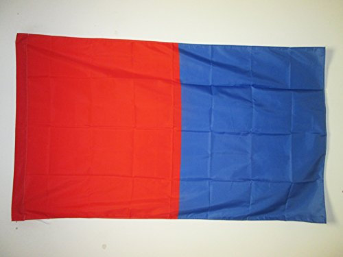 AZ FLAG - Bandiera Catania - 90 x 60 cm - Bandiera Catania in Sicilia 100% poliestere con fodero e corda - Padiglione 50 g