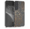 kwmobile Hülle kompatibel mit Samsung Galaxy S22 - Handyhülle Silikon Case - Blumen Zwillinge Rosegold Transparent