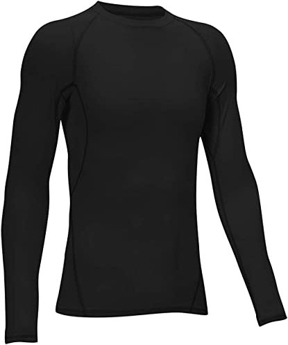 HOPLYNN Boys' Youth Long Sleeve Base Layer Compression Athletic Tights Underwear Running Baseball Soccer Top Shirt