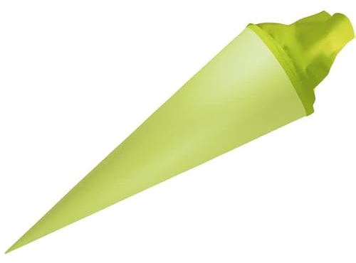 PAINT IT EASY NEU Schultüte/Zuckertüte rund geklebt mit Filzmanschette, 70cm, apfelgrün