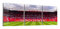 DEQORI Glasbilder Acrylglas | Motiv Old Trafford, Manchester | horizontal 3-teilig 150x50 cm | große XXL Deko | Wandbilder für Wohnzimmer, Schlafzimmer, Flur & Küche | moderne Wanddeko