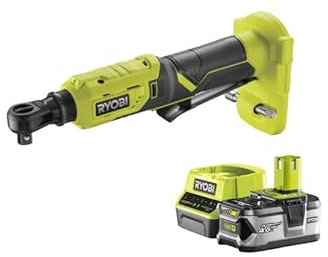 Ryobi Pack Clé à cliquet 18V OnePlus R18RW3-0 - 1 Batterie 4.0Ah - 1 Chargeur rapide RC18120-140