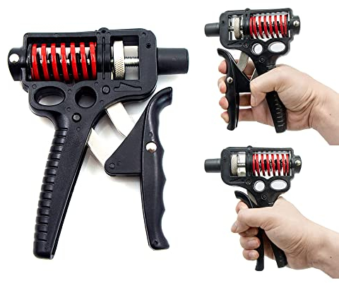 Handtrainer Unterarm Trainingsgerät Handgriff Fingertrainer - Fingerhantel Einstellbarer Widerstand 5-165kg für Sportler Training der Handkraft Griffkraft und Wiederherstellung der Hand