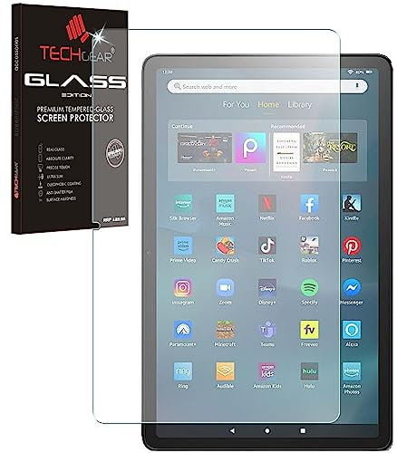 TECHGEAR Anti-Glare Screen Protector for All New Amazon Fire Max 11 Tablets (2023 / 13th Generation) MATTE GLASS Edition Tempered Glass Screen Protector Cover [2.5D] [9H] [Anti-Scratch]