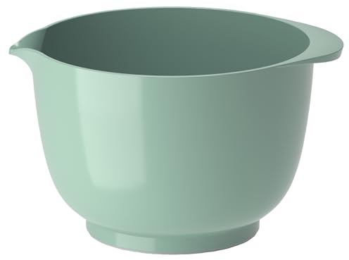 Rosti Margrethe Bol à mélanger 2 litres, Bol incassable, Bol à pâtisserie, Bol à pâte levée avec bonne poignée, en plastique recyclable, Nordic Green (Vert)