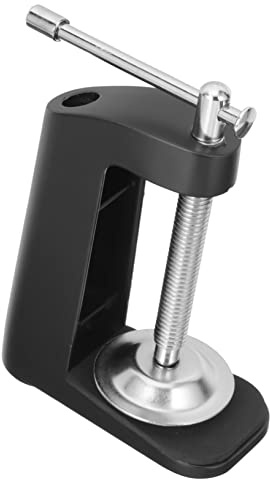 TOYANDONA Kleine C-klemme Tischklemme aus Metall mit Verstellschraube für Mikrofonarm Tischbefestigung Studio Bühnen Ersatzclip