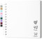 Hiwhy Fotoalbum Scrapbook 18x18 cm 20 Blätter DIY Scrapbook Hartes Kraftpapier Baby Erinnerungsbuch Familie Geburtstag Hochzeit Jahrestag Scrapbook, Weiß