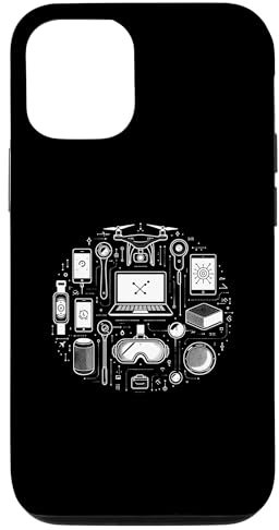 Gadget Gli strumenti del gadget tecnologico della tecnologia dell'era moderna Custodia per iPhone 13 Pro