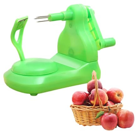 Pelapatate manuali con manovella – pelapatate rotanti per mele, carote, zucchine, cetrioli, B