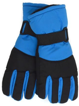 A2Z 4 Kids Jungen Ski Snowboarden Winter Handschuhe Winddicht Outdoor Sportarten Thermisch Vlies - Gloves 970 Blue 9-11