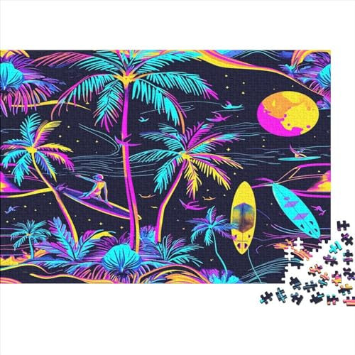 Sommerurlaub 1000 Stück Puzzles Für Erwachsene Teenager Stress Abbauen Familien-Puzzlespiel 1000-teiliges Puzzle Kinder Lernspiel Spielzeug Geschenk Puzzel 1000pcs (75x50cm)