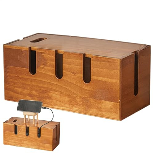 Kabelbox - Kabelbox Schreibtisch Zum Kabelsalat Kabel Verstecken - Kabelsammler Kabel Organizer Box Für Arbeitszimmer, Schlafzimmer