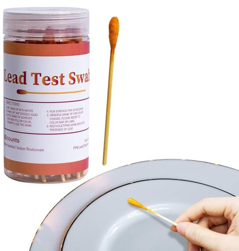 Sofort-Blei-Test-Set, 30-teilig, Blei-Farbtest-Set, Blei-Lack-Test-Set, Blei-Test-Tupfer, Sofort-Blei-Test-Set, Blei-Lack-Test-Set, Sofort-Test-Tupfer, Blei-Test für alle lackierten Oberflächen, Keram