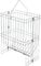 Kerbl Kleintierraufe klein – Metall, Silber (Abmessung 26 x 18 x 34 cm, Gewicht 0,22 kg) 73198