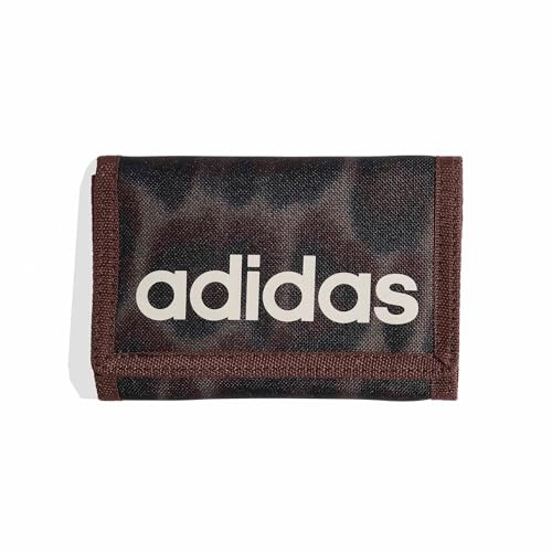 adidas Unisex LINEAR Graphic Wallet, Earth strata/Shadow Brown, One Size