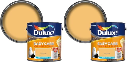 Dulux Easycare Washable & Tough Matt Emulsion Paint - California Days - 2.5L (Pack of 2)