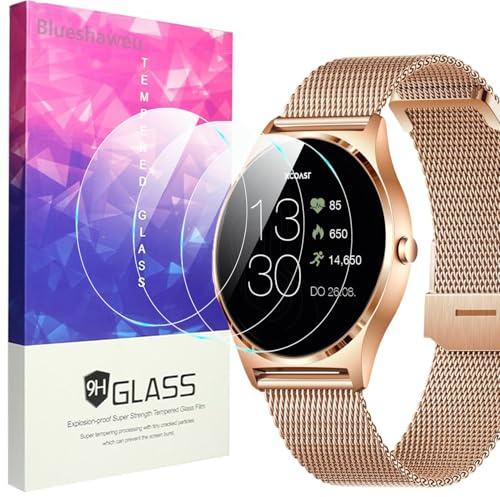 Blueshaweu Displayschutzfolie Kompatibel Für XCOAST JOLI XC PRO Smartwatch, 9H Härte Panzerglas Schutzfolie [3 Stück] Kompatibel mit XCOAST JOLI XC PRO (HD)