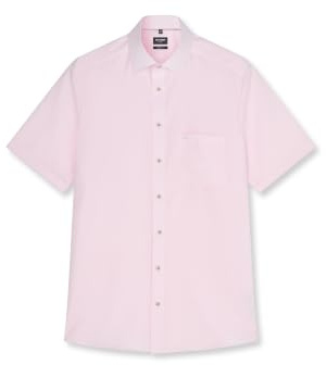 OLYMP Herren Hemd Kurzarm Regulär 124912 | Hemd, keine Manschette, Modern Fit, 100%Baumwolle