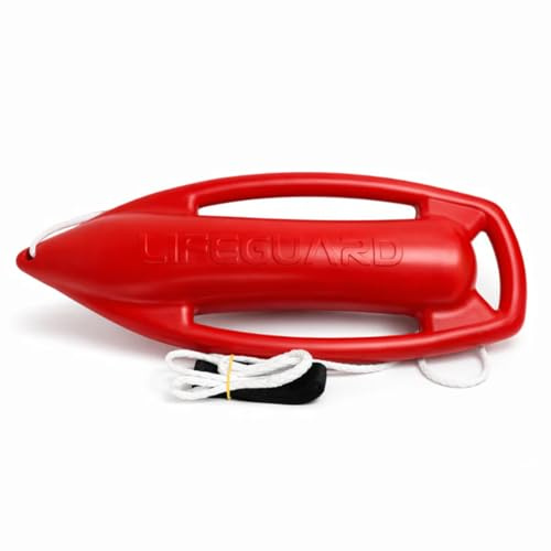LIFEGUARD ITALIA Baywatch Rescue Can, Salvagente da Bagnino con Fune