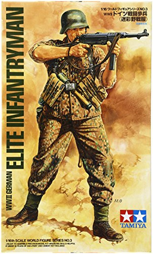 Tamiya 300036303-1:16 WWII Figur Deutsche Infanterie Soldat