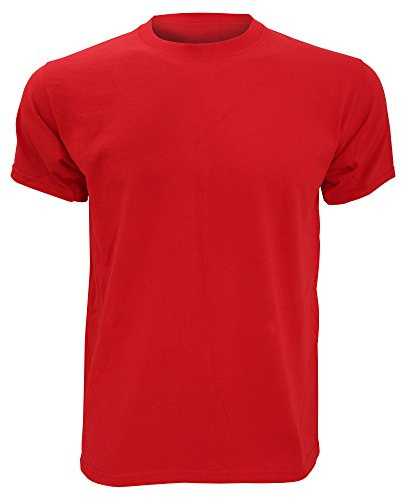 Fruit of the Loom Mens Heavy Weight Belcoro® Cotton Short Sleeve T-Shirt (XL) (Red)