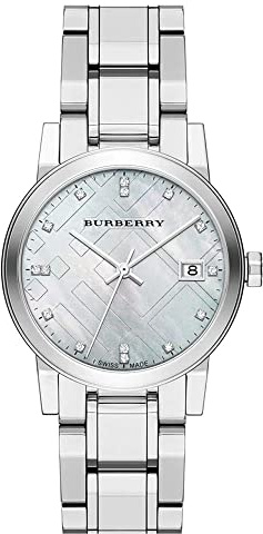 BURBERRY BU9125 Women's Stainless Steel Band Wrist Watch, Bracelet