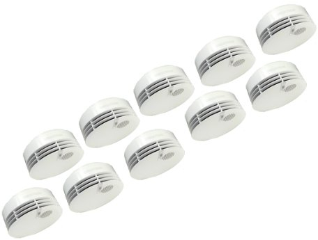Hekatron Genius H – Rauchmelder 10 Jahre Batterie – made in Germany – 10er Pack Auslaufmodell