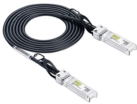 10Gtek® pour Intel Câble SFP+ 10G 2-Mètre XDACBL2M, 10GBASE-CU SFP+ Direct Attach Copper(DAC) Twinax Câble, Passif