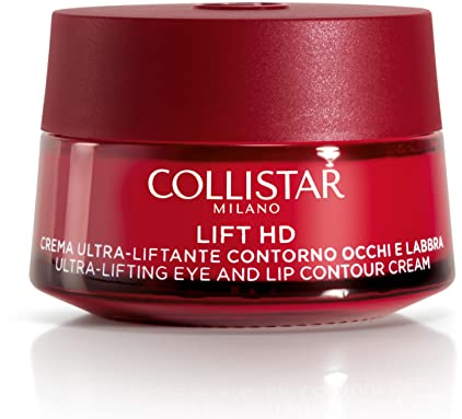 Collistar LIFT HD Crema Ultra-Liftante Contorno Occhi e Labbra, Ripristina la Compattezza della Zona Perioculare e del Contorno Labbra, Riducendo le Rughe, per Pelli Mature, 15 ml