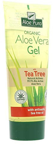 Aloe Pura Aloe Vera Gel + Tea Tree 200ml (Pack of 6)