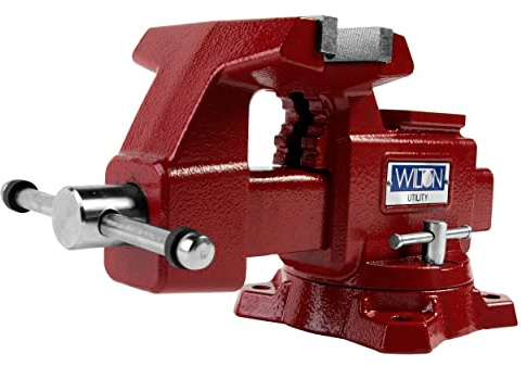 Wilton Utility Bench Vise, 5-1/2 Jaw Width, 5 Jaw Opening, 3-1/4 Throat (Model 675U)