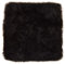 generisch Lammfell Pad schwarz Natur Sitzauflage Stuhlauflage Stuhlkissen kurzwollig aus echtem Island Lammfell 37 x 37 cm
