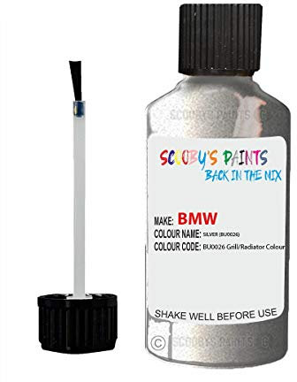 Gift Plaques UK Scobby Paints Car Scratch Repair Alloy Wheel Touch Up Paint 30ML For Bmw Reflex Silver Metallic A44 WA44