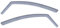Modifycar - Déflecteurs compatibles avec Renault Clio IV 2013-2018 - Verre Acrylique Durable - Déflecteurs Avant fumés pour fenêtres - Installation intérieure - 2 unités