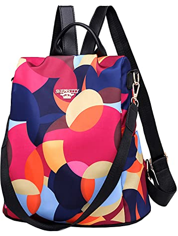Wishliker Sac ados femme cuir Sac à Dos Femme Étanche Anti-vol Sacs